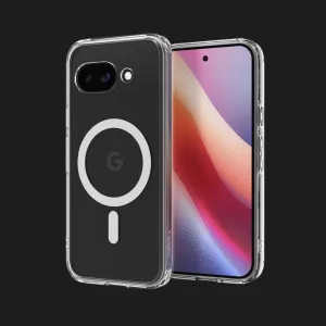 Чехол Spigen Ultra Hybrid MagSafe для Google Pixel 9а (Clear White)