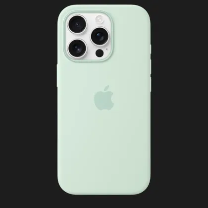 Чохол Apple Silicone Case with Magsafe для iPhone 16 Pro (Aquamarine)