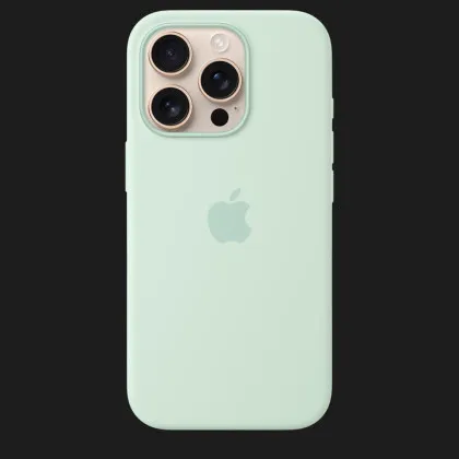 Чохол Apple Silicone Case with Magsafe для iPhone 16 Pro (Aquamarine)