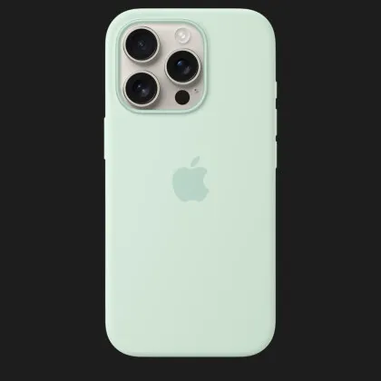 Чохол Apple Silicone Case with Magsafe для iPhone 16 Pro (Aquamarine)