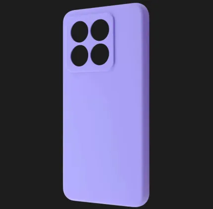 Чехол Full Silicone Case для Xiaomi 14T (Light Purple)