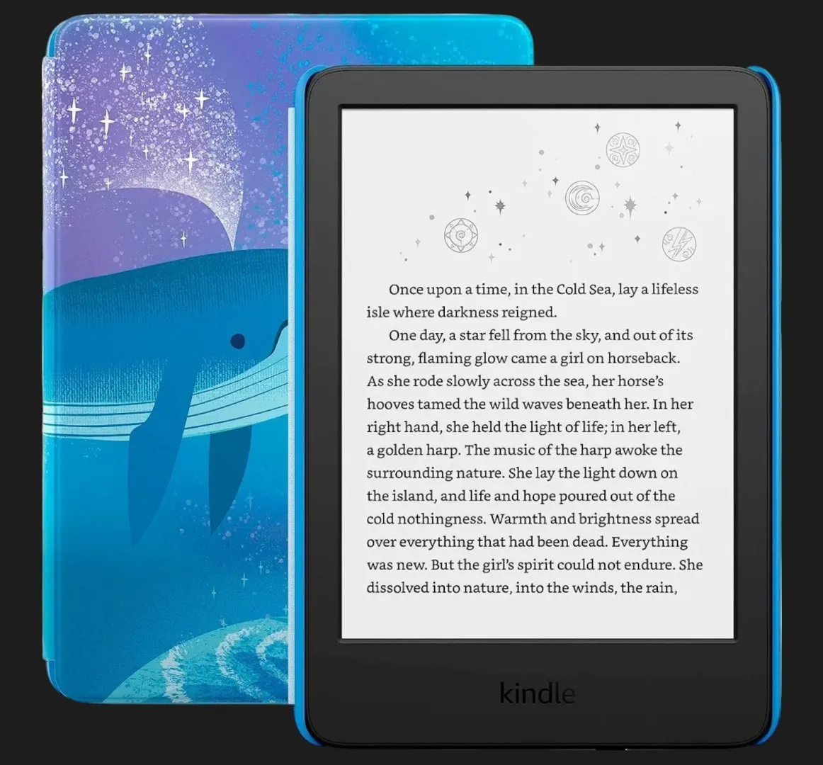 Електронна книга Amazon Kindle Kids 11th Gen (2022) (Space Whale) (Standard)