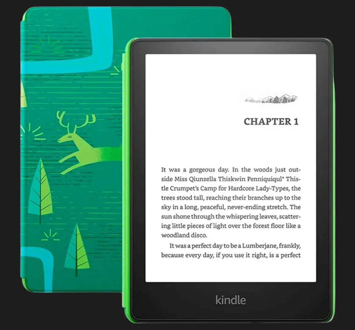 Електронна книга Amazon Kindle Paperwhite Kids 11th Gen (2021) (Emerald Forest) (Standard)
