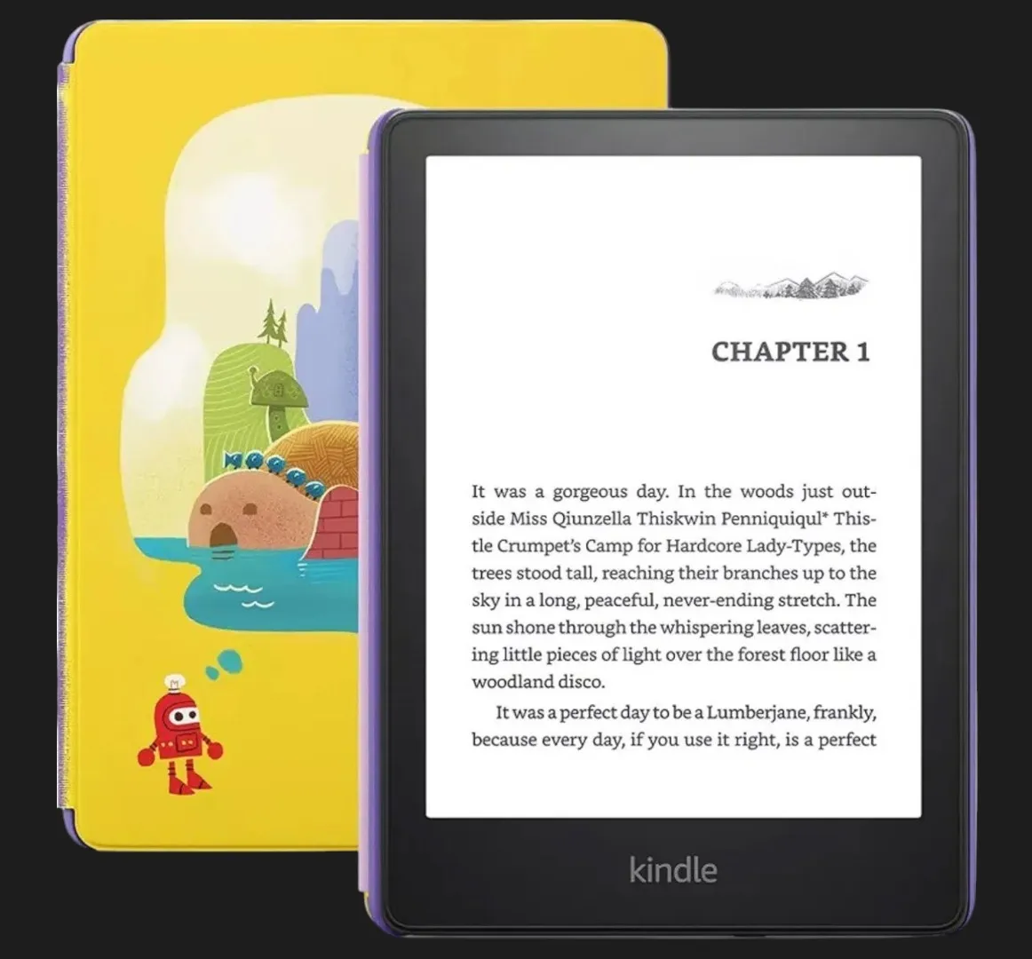 Електронна книга Amazon Kindle Paperwhite Kids 11th Gen (2021) (Robot Dreams Cover) (Standard)