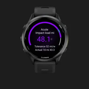 Garmin Forerunner 970 Carbon Gray DLC Titanium with Black Case and Black/Translucent Whitestone Band в Бердичеві