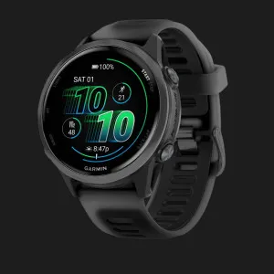 Garmin Forerunner 570 42mm Slate Gray Aluminum with Translucent Black/Black Band в Бердичеві