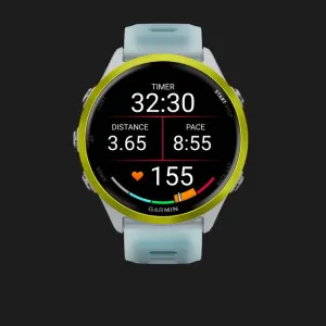 Garmin Forerunner 570 47mm Amp Yellow Aluminum with Translucent Whitestone/Turquoise Band в Бердичеві