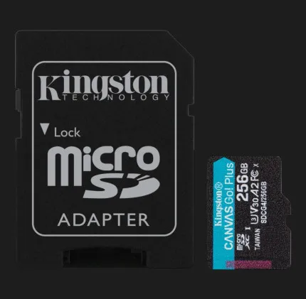 Карта памяти Kingston Canvas Go Plus Micro SDXC 256GB (SDCG4/256GB)