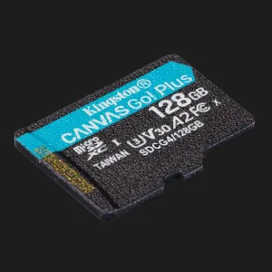 Карта пам'яті Kingston Canvas Go Plus 128GB (SDCG4/128GBSP) в Хмельницькому