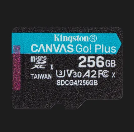 Карта памяти Kingston Canvas Go Plus 256GB (SDCG4/256GBSP)