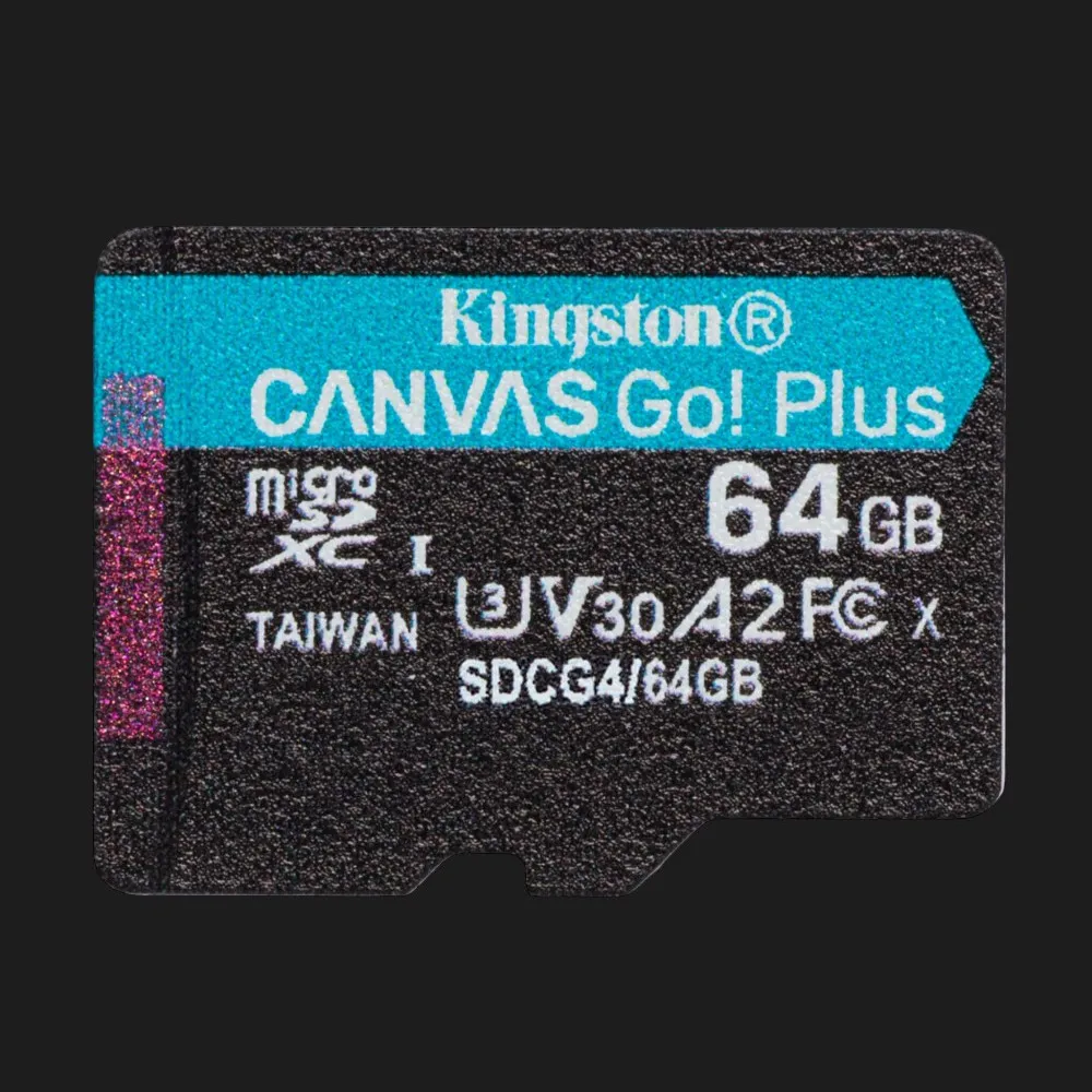 Карта пам'яті Kingston Canvas Go Plus 64GB (SDCG4/64GBSP)