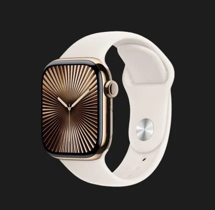 Ремешок Apple Sport Band для Apple Watch 38/40/41/42mm (Starlight)