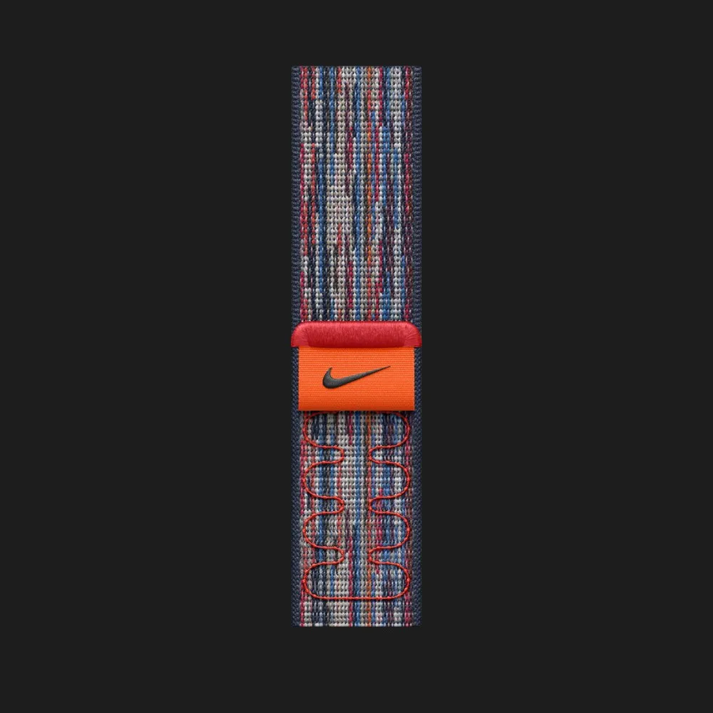 Ремешок Apple Nike Sport Loop для Apple Watch 44/45/46/49mm (Blue/Red)