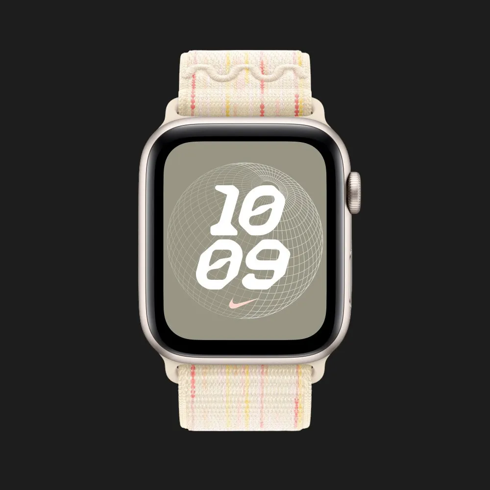 Ремешок Apple Nike Sport Loop для Apple Watch 44/45/46/49mm (Starligt Pink)