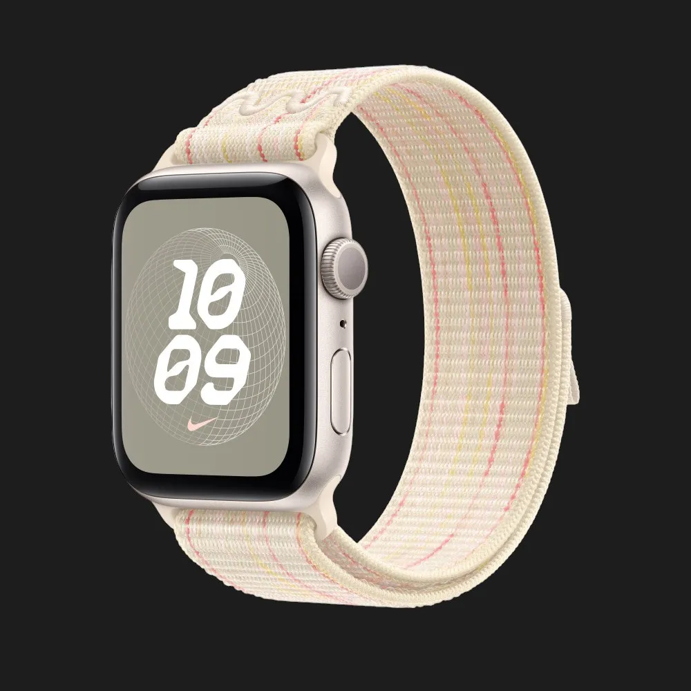 Ремешок Apple Nike Sport Loop для Apple Watch 44/45/46/49mm (Starligt Pink)