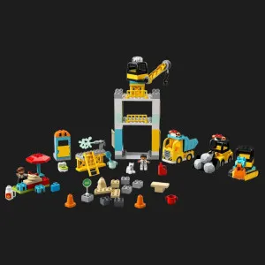 Конструктор LEGO Duplo Підйомний кран і будівництво (10933)