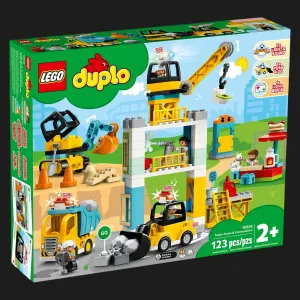 Конструктор LEGO Duplo Підйомний кран і будівництво (10933)
