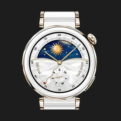 Смарт-годинник HUAWEI Watch GT 5 Pro 42mm (Ceramic White)