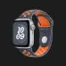 Ремешок Apple Nike Sport Band для Apple Watch 38/40/41/42mm (Blue Flame) (S/M) (S10)