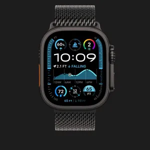 Ремінець Apple Titanium Milanese Loop для Watch 49mm (Black Titanium) (Large)