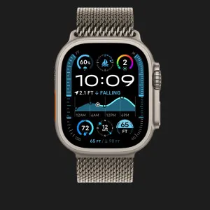 Ремешок Apple Titanium Milanese Loop для Watch 49mm (Natural Titanium) (Large) во Львове