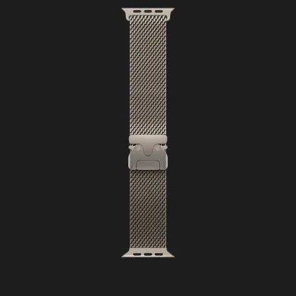 Ремінець Apple Titanium Milanese Loop для Watch 49mm (Natural Titanium) (Medium)
