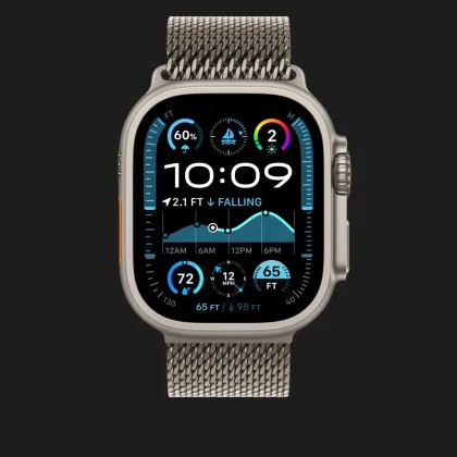 Ремінець Apple Titanium Milanese Loop для Watch 49mm (Natural Titanium) (Small) в Чернігові