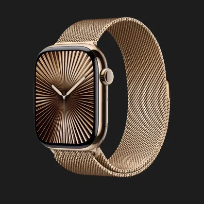 Ремінець Apple Milanese Loop для Apple Watch 44/45/46/49mm (Gold) (S/M) в Рівному
