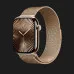 Ремешок Apple Milanese Loop для Apple Watch 38/40/41/42mm (Gold)