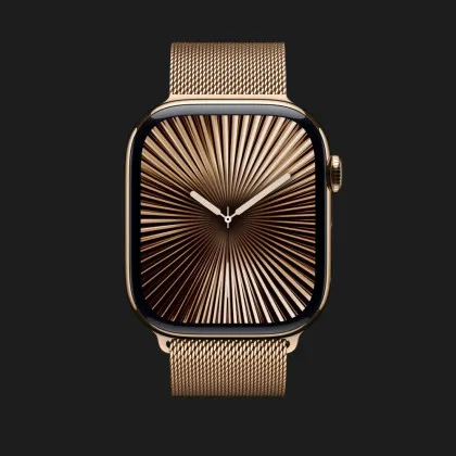 Ремінець Apple Milanese Loop для Apple Watch 44/45/46/49mm (Gold) (S/M) в Рівному