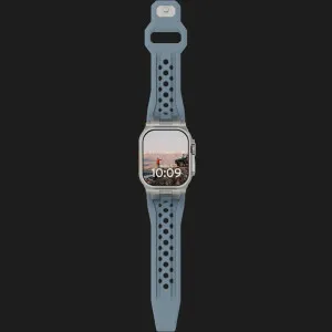 Ремешок UAG Monarch для Apple Watch 44/45/46/49mm (Cloud Blue/Titanium)