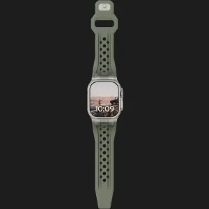 Ремешок UAG Monarch для Apple Watch 44/45/46/49mm (Olive/Titanium)