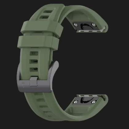 Ремешок Silicone Fit для Garmin Fenix 20mm (Green) в Тернополе