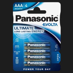 Батарейка Panasonic EVOLTA лужна AAA (блістер 4 шт) в Сваляві