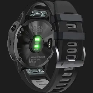 Ремінець Silicone Fit для Garmin Fenix 22mm (Black/Grey)