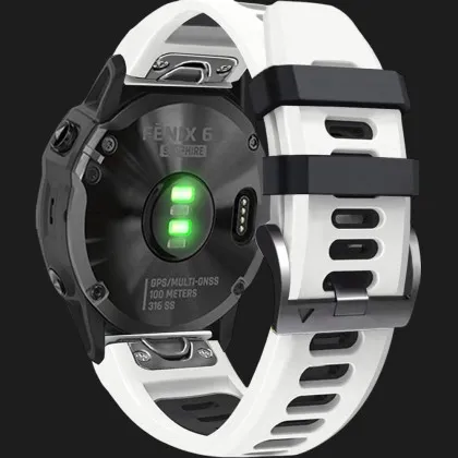 Ремінець Silicone Fit для Garmin Fenix 26mm (White) в Чернігові