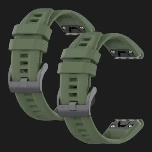 Ремешок Silicone Fit для Garmin Fenix 26mm (Green)