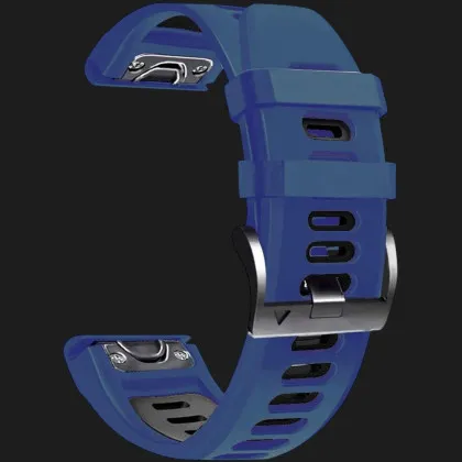 Ремінець Silicone Fit для Garmin Fenix 26mm (Blue) в Чернігові