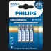 Батарейка Philips Ultra Alkaline лужна AAA (блістер 4 шт)