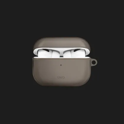 Чехол UNIQ Glase для AirPods Pro 2 (Smoke)