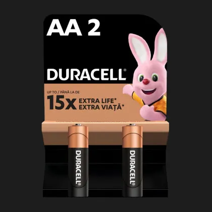 Батарейки Duracell AA щелочные (2 шт. в упаковке) в Стрыю