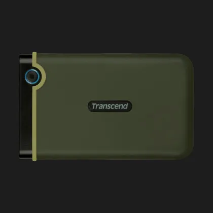 Портативний жорсткий диск Transcend 2TB USB 3.1 StoreJet 25M3 (Military Green)