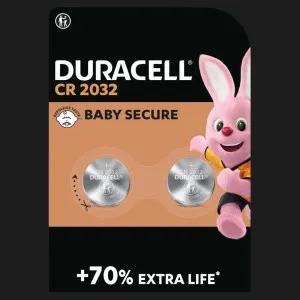 Батарейка Duracell CR 2032/DL 2032 (2 шт. в упаковці) в Сваляві