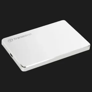 Портативный жесткий диск Transcend 2TB USB 3.1 Type-C StoreJet 25C3S (Silver) в Борисполе
