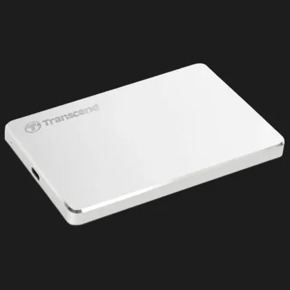 Портативний жорсткий диск Transcend 1TB USB 3.1 Type-C StoreJet 25C3S (Silver)