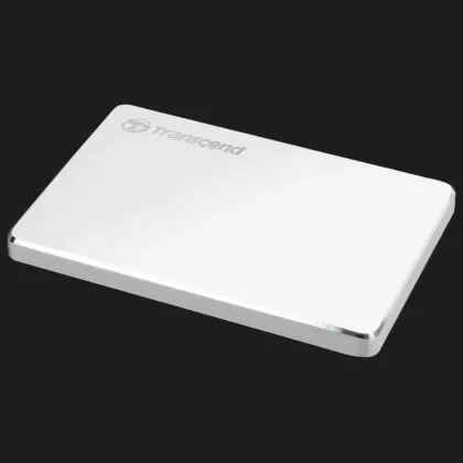 Портативний жорсткий диск Transcend 1TB USB 3.1 Type-C StoreJet 25C3S (Silver)