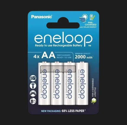 Акумулятор Panasonic Eneloop NI-MH AA 2000 мАг (4 шт)