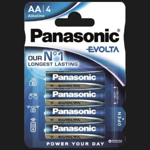 Батарейка Panasonic EVOLTA лужна AA (блістер 4 шт) в Сваляві