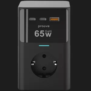 Мережевий фільтр Proove Power Cube 65W (3xAC + 2xType-C + 1xUSB) 1.5m в Берегові