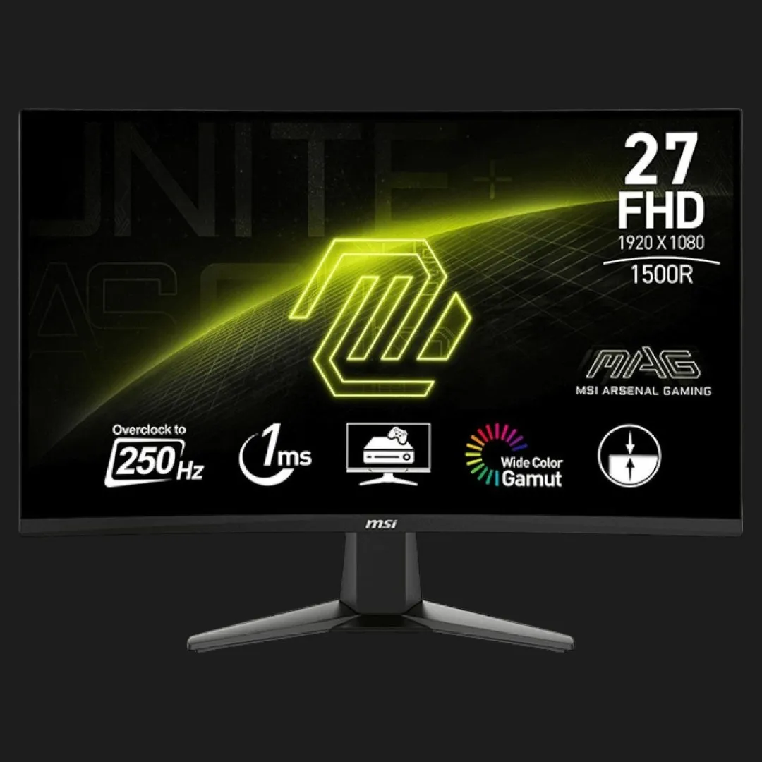 Монітор MSI 27" MAG 27C6X VA 250Hz (UA)